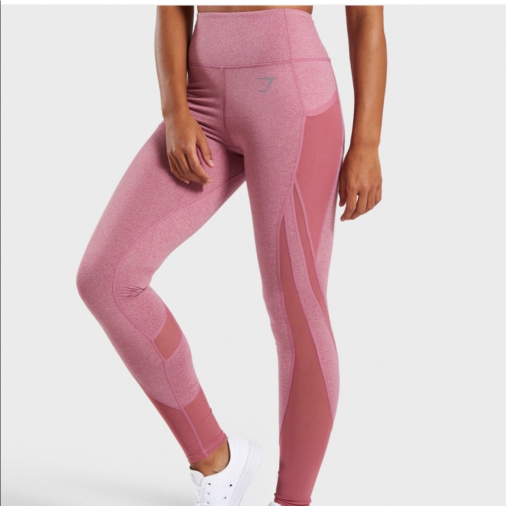 Gymshark Sleek Sculpture Leggings 2.0 - Dusty Pink